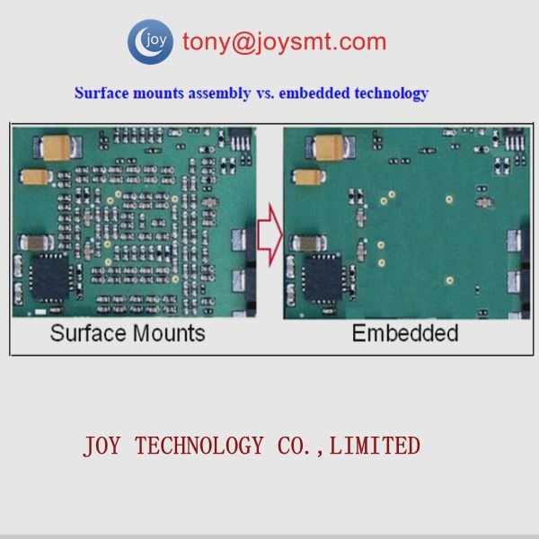 Surface mounts assembly vs embedded technology