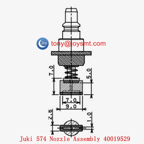 Juki 574 Nozzle Assembly 40019529